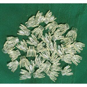 36 Vintage Tulip Reflectors Clear Replacement Christmas Flower Pedal Light Cover